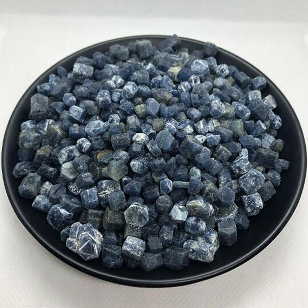 100g High-quality Natural Blue Sapphire Corundum Rough Gemstone Crystal Healing