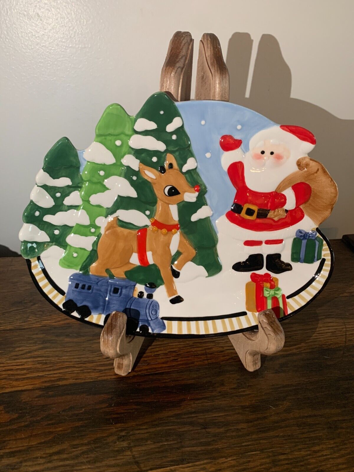 2002 Lennox Rudolph the Red Nosed Reindeer Plate