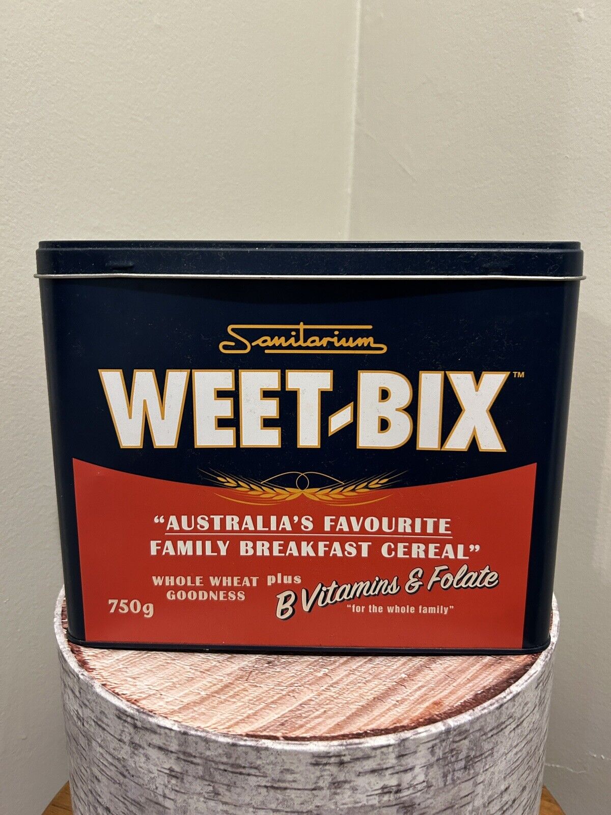 Weet-Bix Sanitarium Tin (2014) Australian Breakfast Cereal
