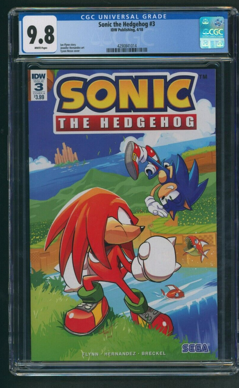 Sonic the Hedgehog #3 CGC 9.8 IDW Comics * Only Copy on Census *