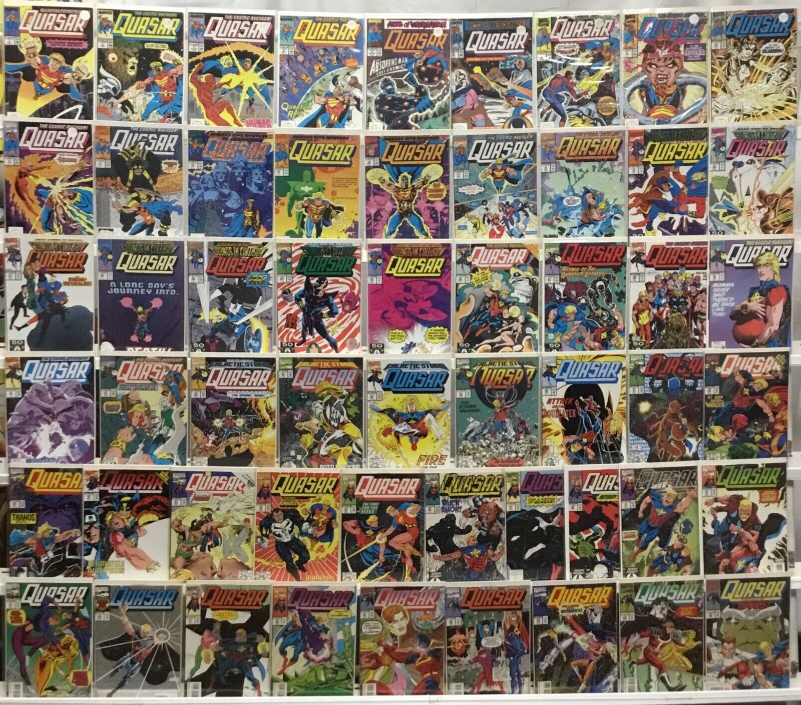 Marvel Comics Quasar Run Lot 1-59 VF/NM 1989 - Missing 8,14,53,55