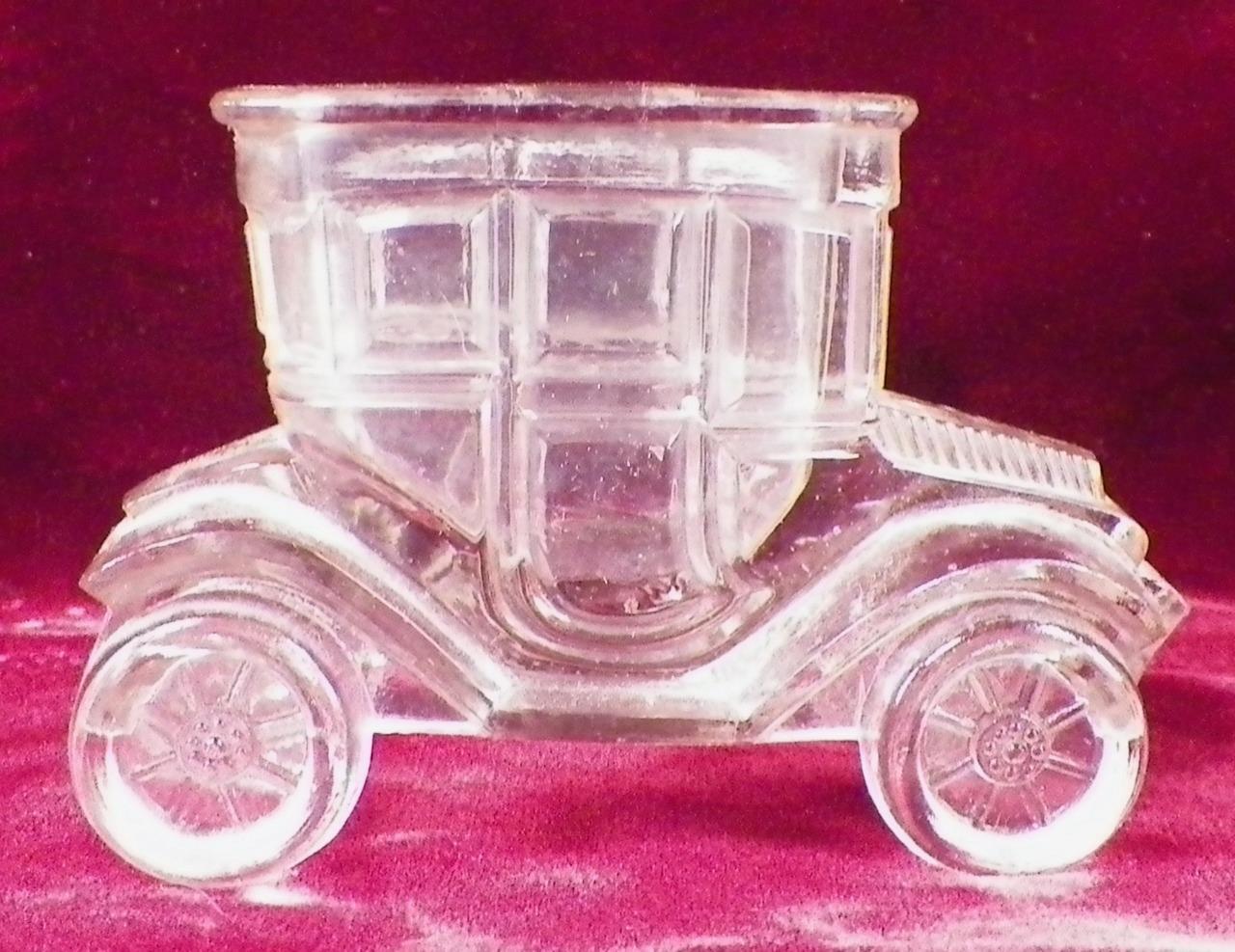 Car Candy Container Glass Open Top Electric Run About Carriage Shape 1914