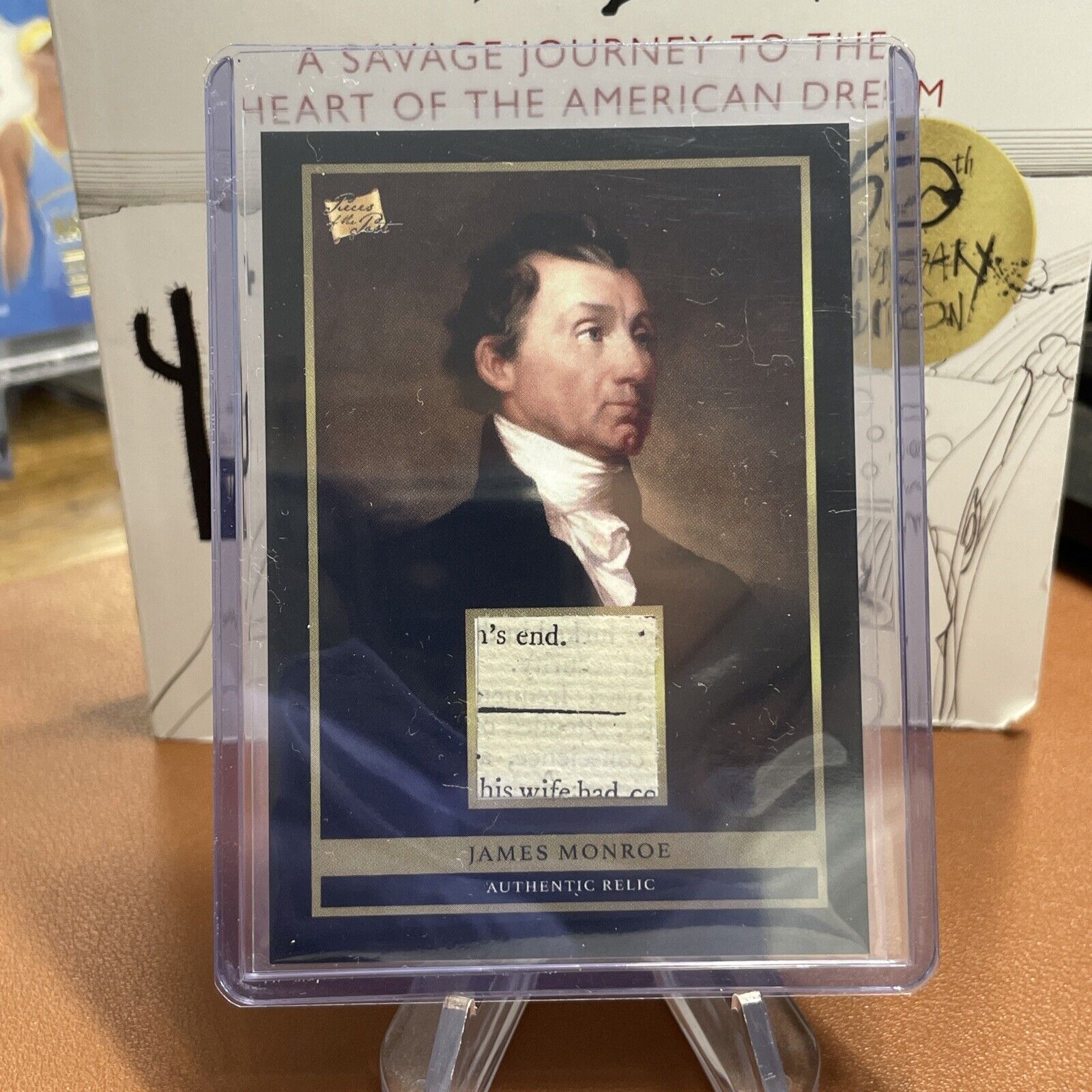 Pieces Of The Past 2024 James Monroe Authentic Relic 🇺🇸🔥