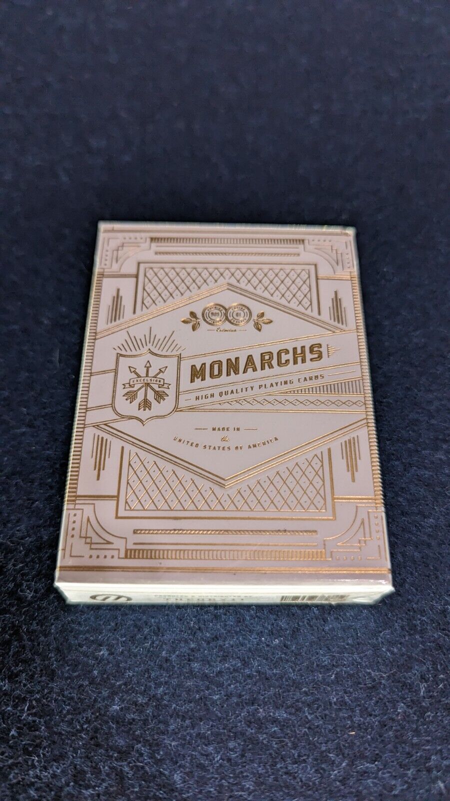 White Monarch Playing Cards V1 by theory11