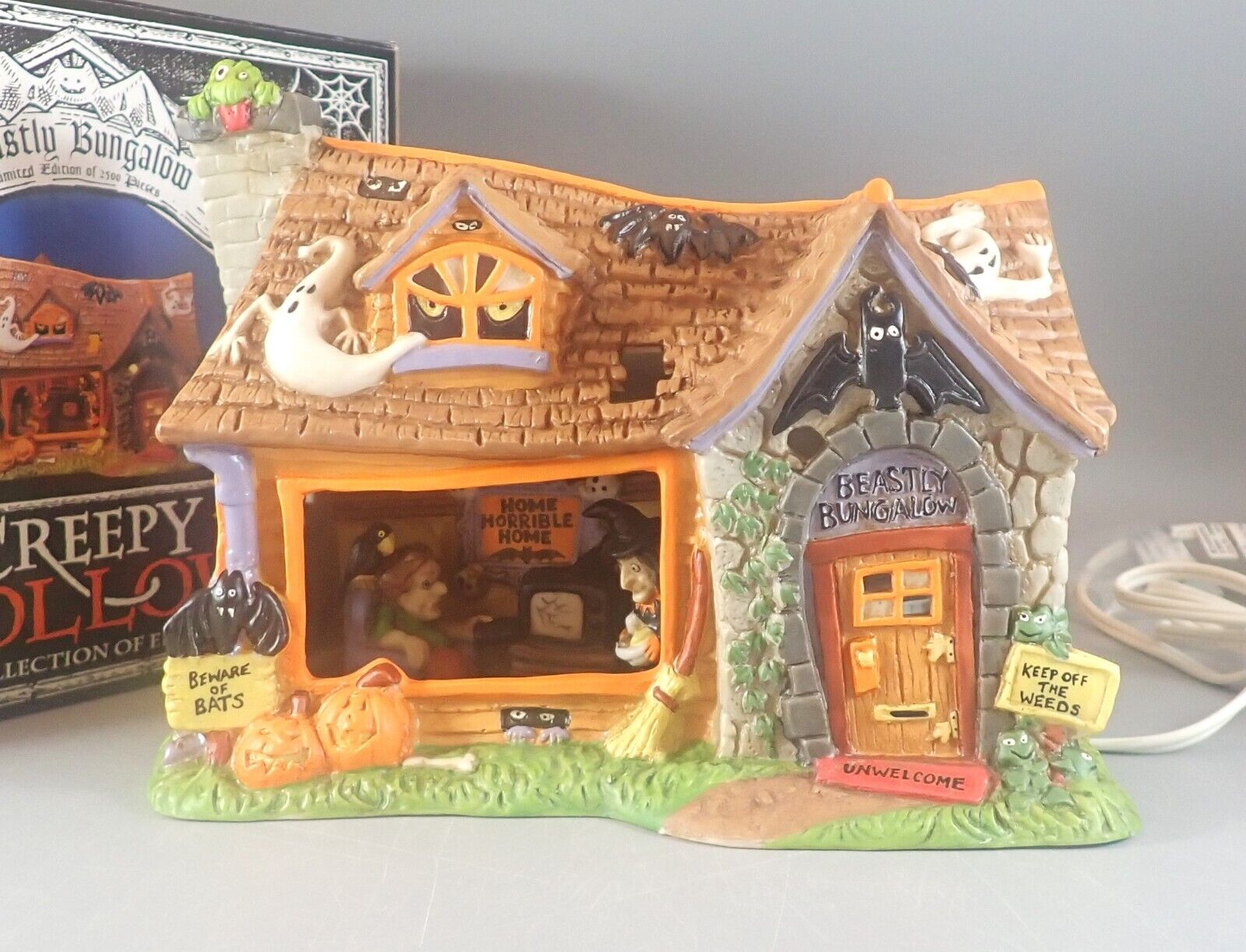 Creepy Hollow Beastly Bungalow Ltd Edition Halloween NIB Midwest of Cannon Falls
