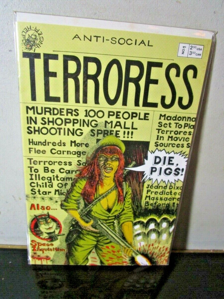 Anti-Social Terroress #1 BAGGED BOARDED 1990