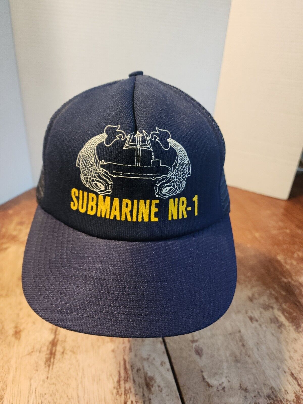 US Navy USN NR-1 Deep Submersible Submarine Vintage Hat Cap Made In USA 