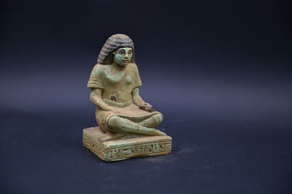Egyptian scribe Amazing statue for the ancient Egyptian writer/professions