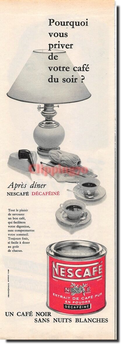 Advertising 1959 - Nescafe - (Advertising Paper)