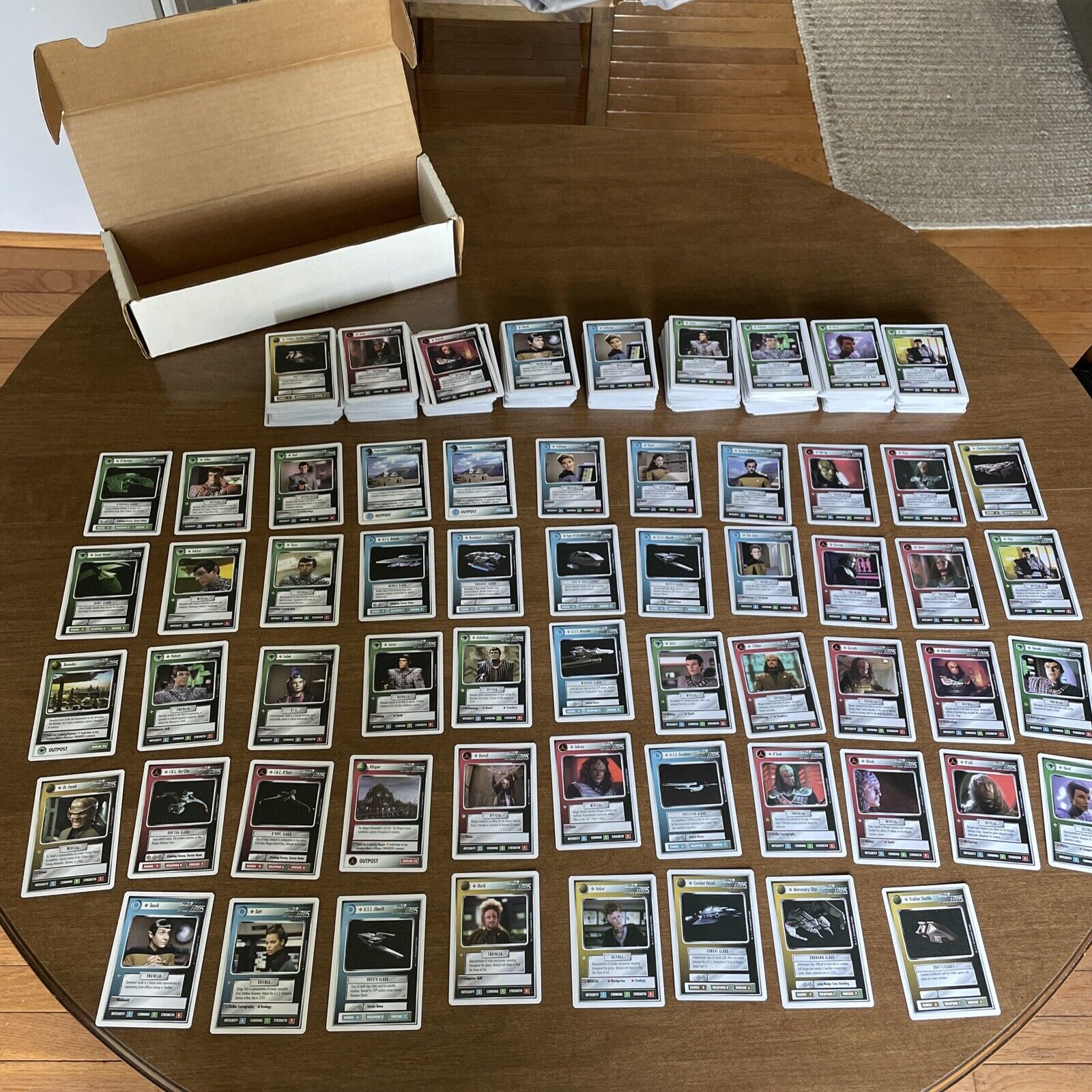 Huge 1994 STAR TREK THE NEXT GENERATION CARD LOT -over 450 Cards🔥🔥many Dupes