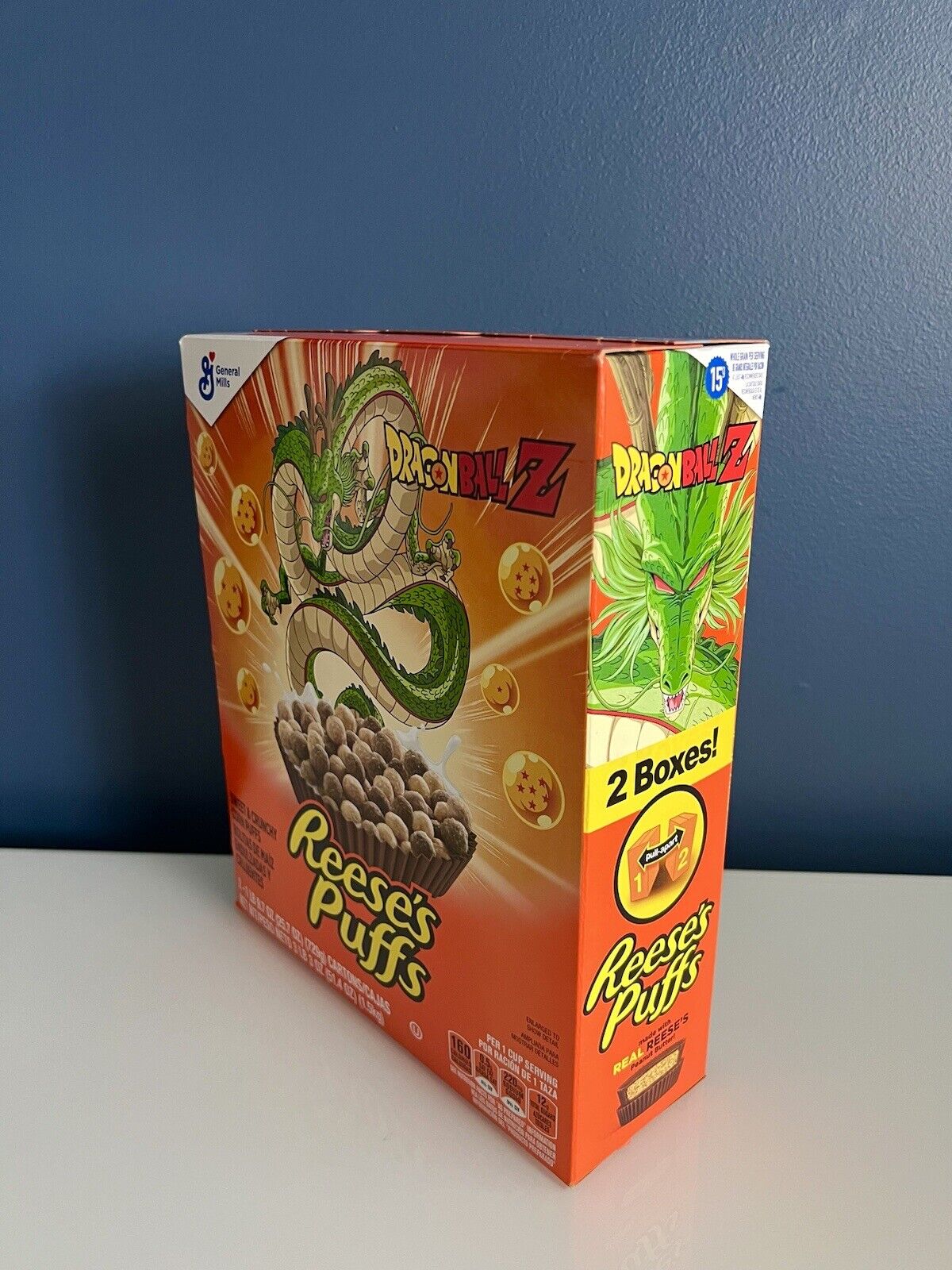 🐉 New Limited Edition Reese’s Puffs Dragonball Z Cereal Shenron (1 Box Only)