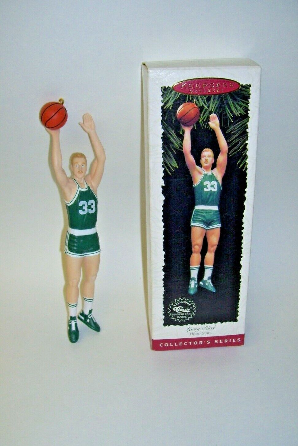 Hallmark Ornament  Larry Bird Hoop Stars Basketball