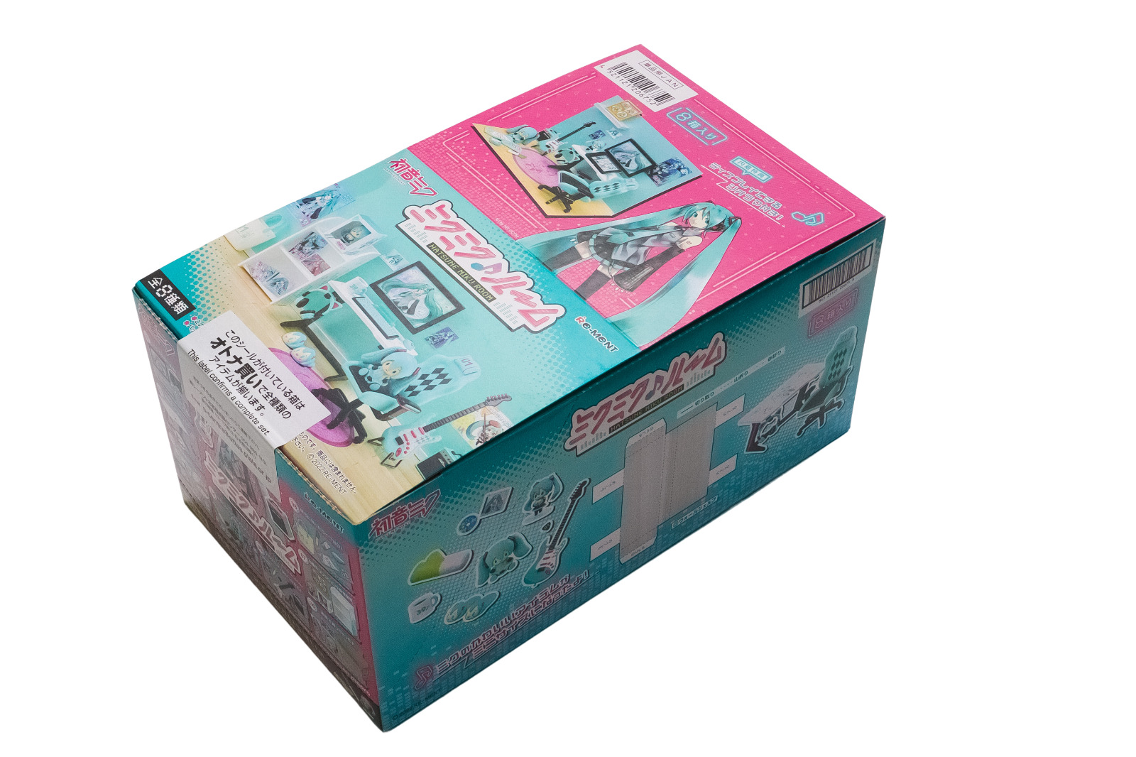 Re-Ment Hatsune Miku Room Box Complete 8 Piece Set