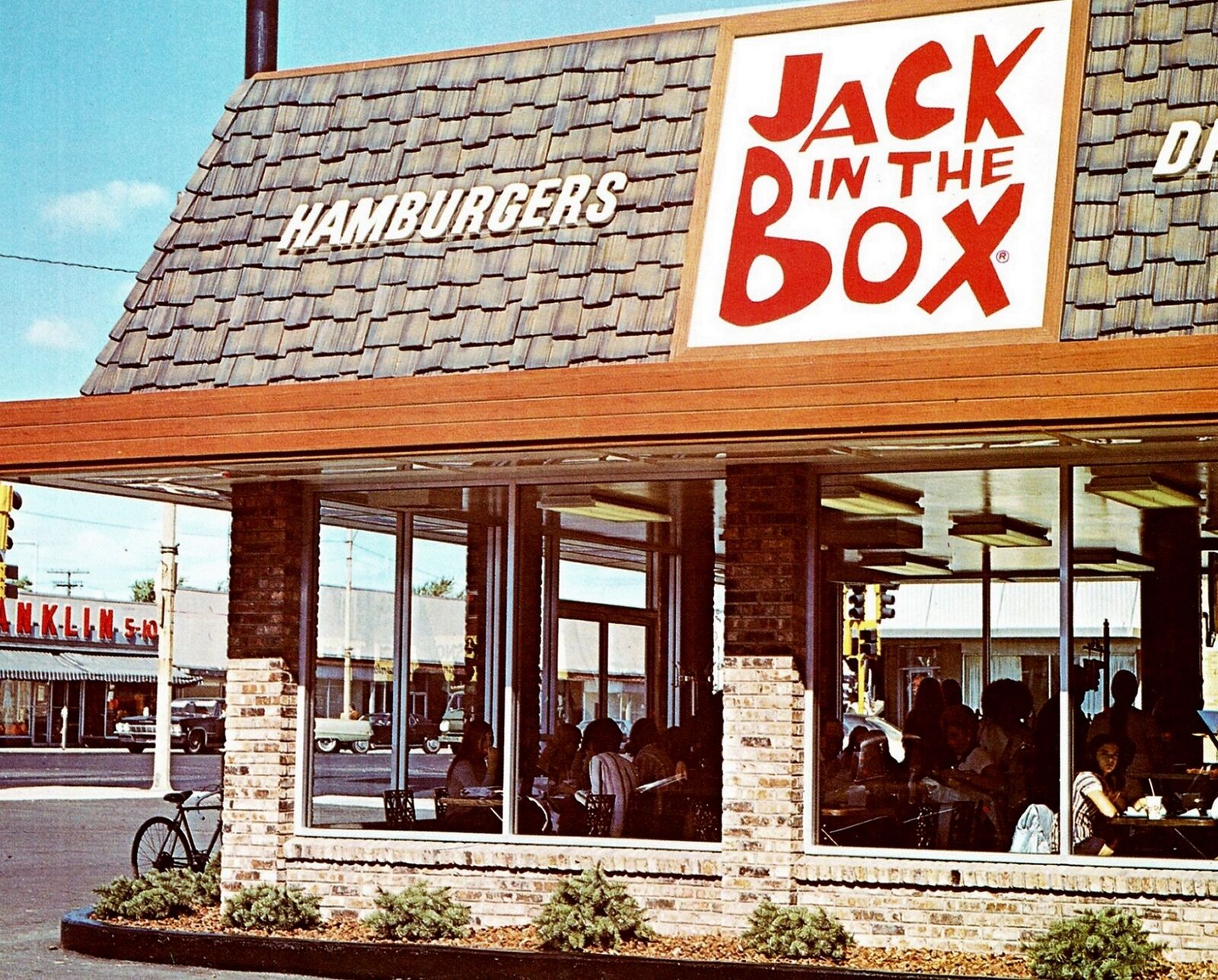 1960s JACK IN THE BOX Drive Through Restaurant (227-S)