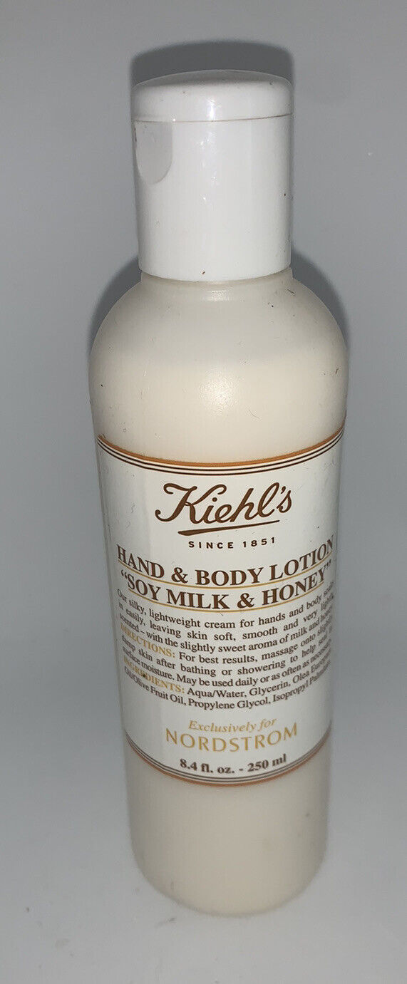 Kiehl\'s Soy Milk & Honey Hand And  Body Lotion 8.4 Oz .Sealed