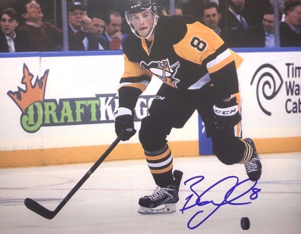 BRIAN DUMOULIN PITTSBURGH PENGUINS 2X STANLEY CUP CHAMP HAND SIGNED 8X10 PHOTO 