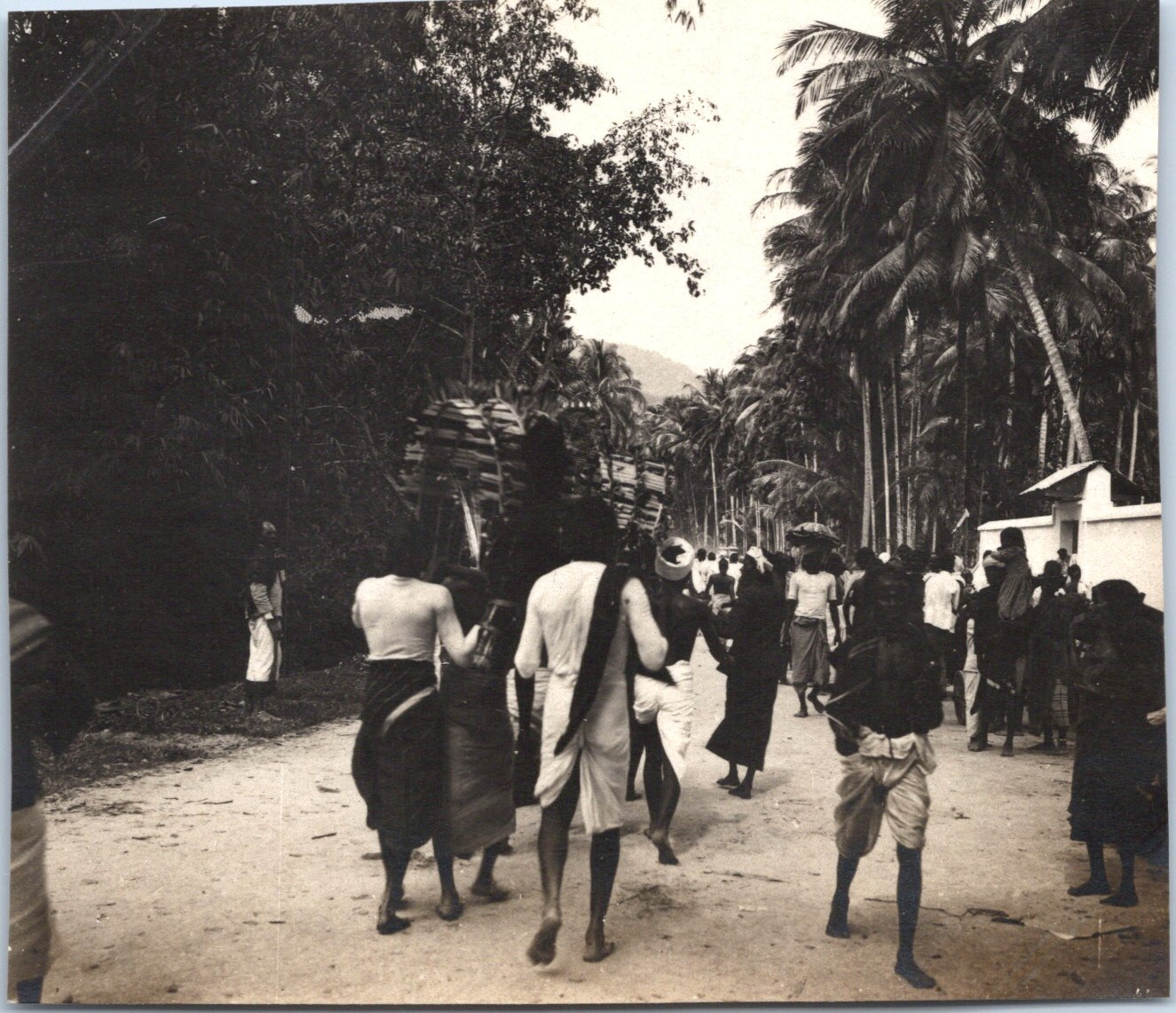 Malaysia, Penang, One Street, Vintage Print, ca.1900 Vintage Print d'