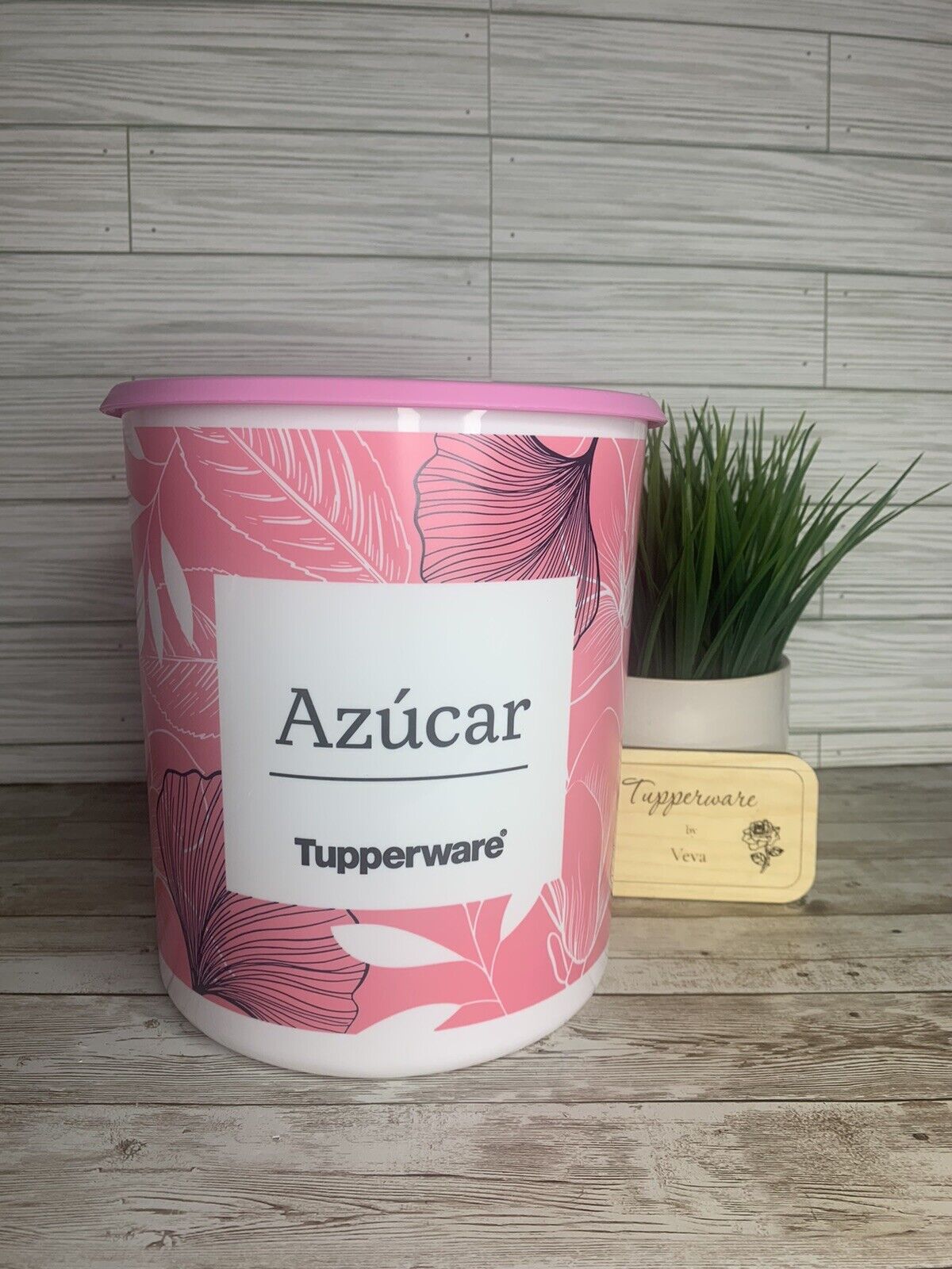 Tupperware one touch canister 4.3L for Sugar -Azúcar New