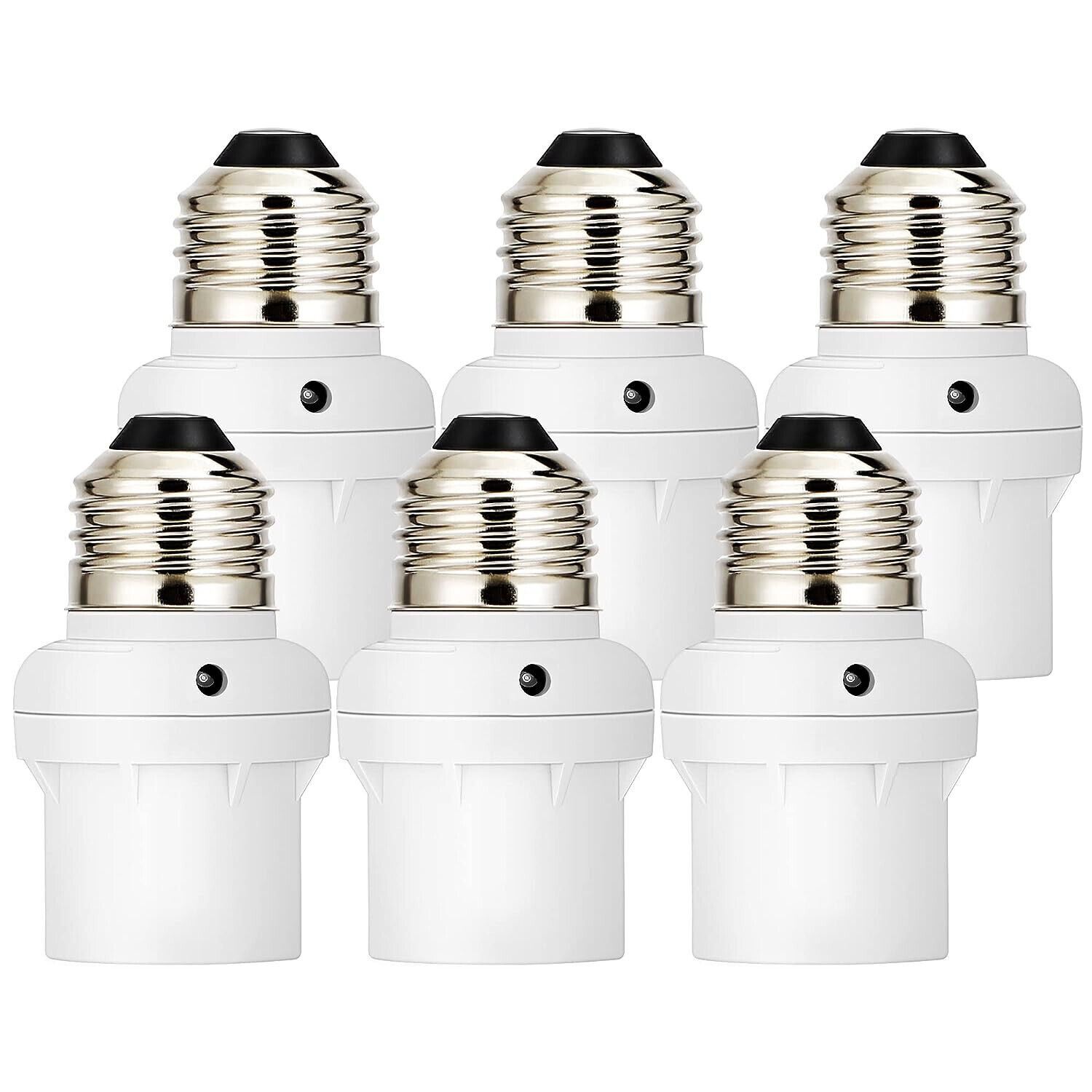 DEWENWILS 4 Pack Dusk to Dawn Light Bulb Socket w/ Sensor Socket Light Fixtures