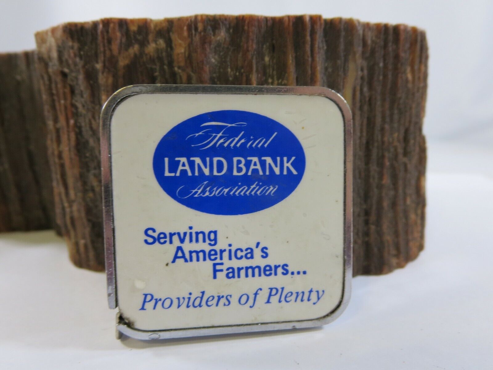 Vintage Barlow Federal Land Bank Farmers Advertising Tape Measure ABSOL1