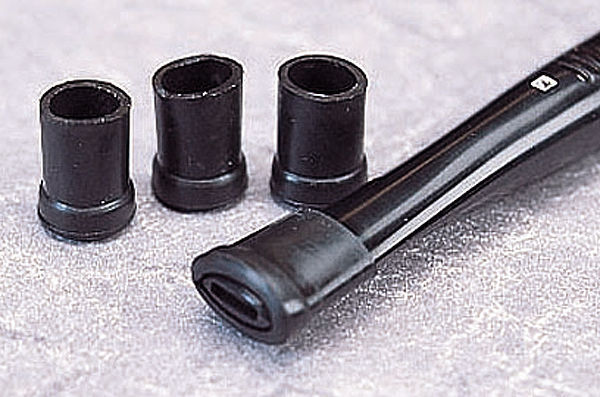 BJ Long Soft Touch Pipe Mouthpiece Stem Rubber Bits - 4 in each Pack - 1255K