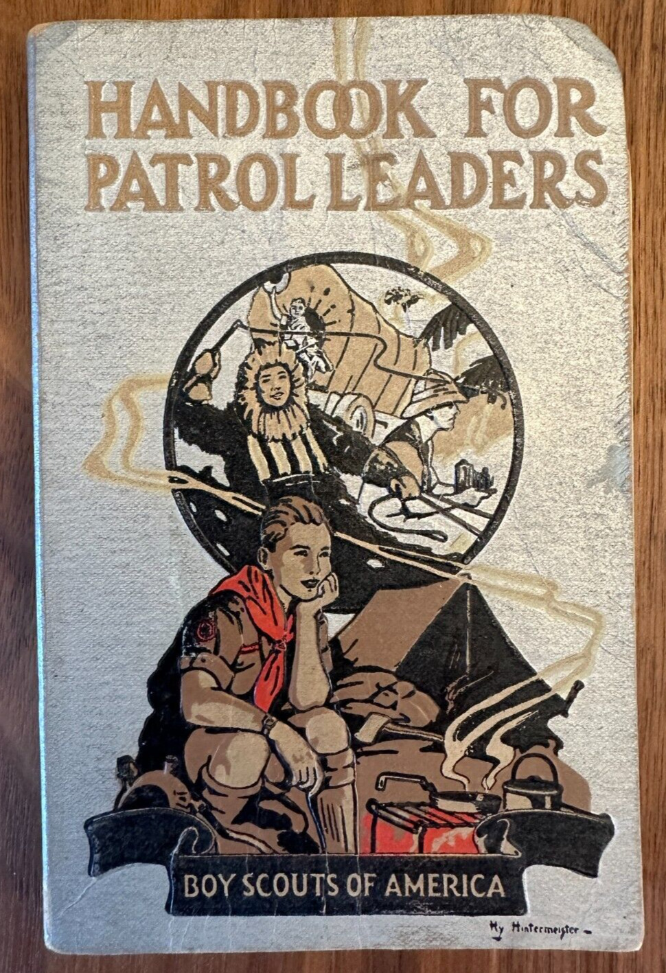 Antique 1942 Handbook for Patrol Leaders Book by Bill Hillcourt Boy Scouts