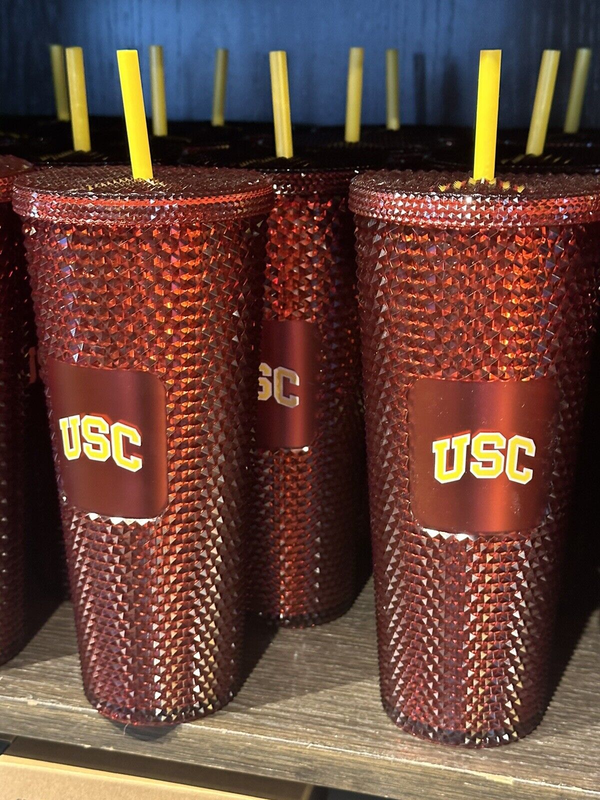 USC Starbucks University Of Southern California Red Studded College Tumbler NEW
