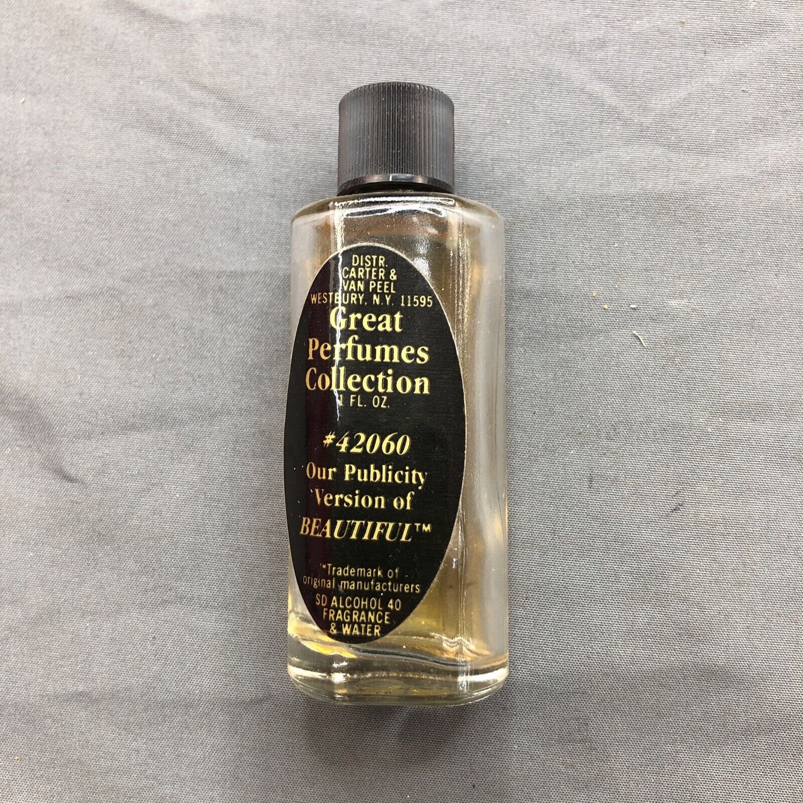 Vintage Great Perfumes Collection #42060 Our Publicity Version Beautiful 1oz 30%