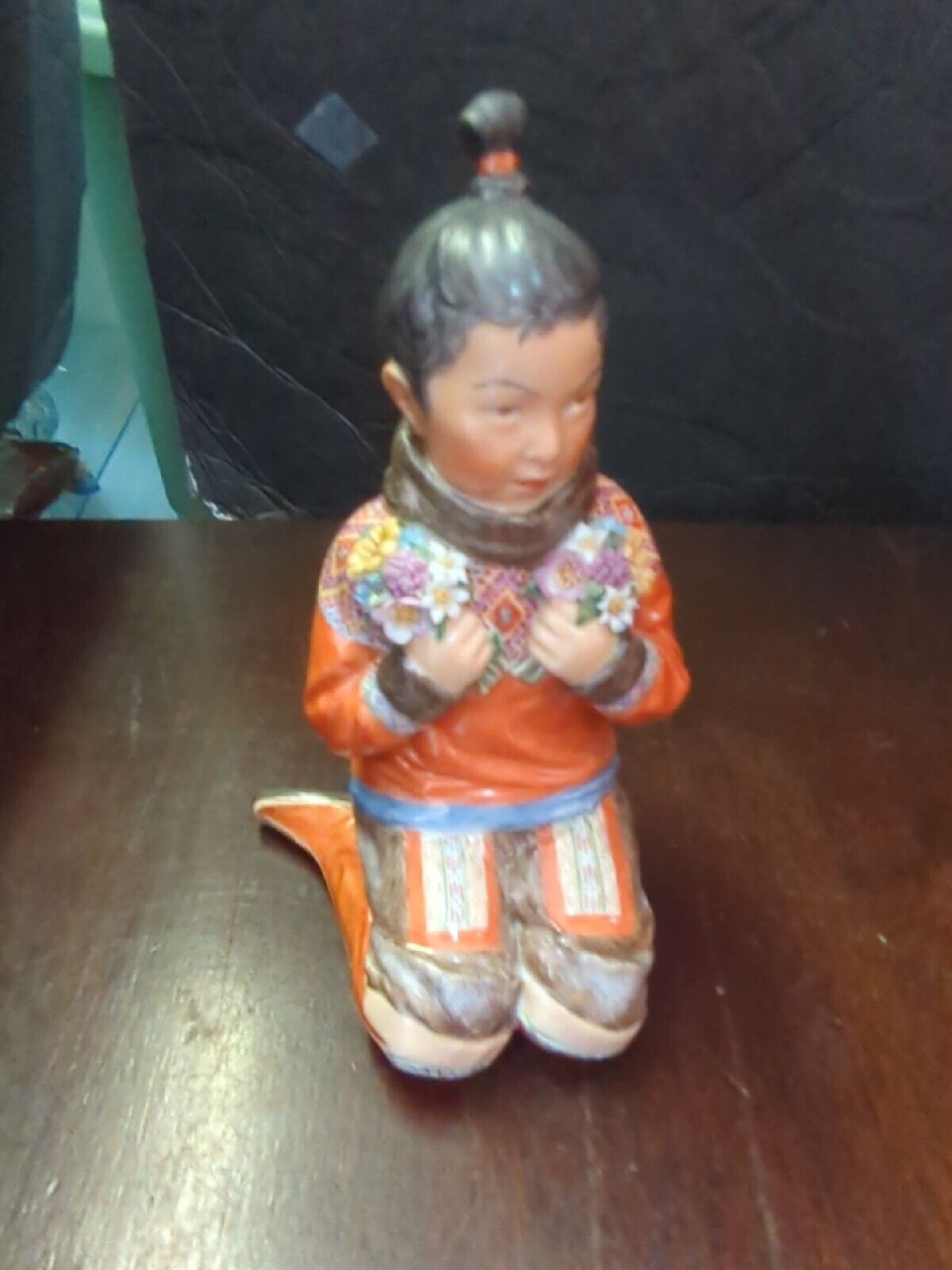 vintage royal copenhagen Rare Greenland  Girl Figurine Carl Martin Hansen 12415 