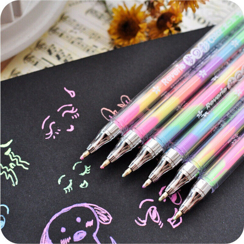 Creative Highlighters Gel Pen School Office Supplies Cute Gift