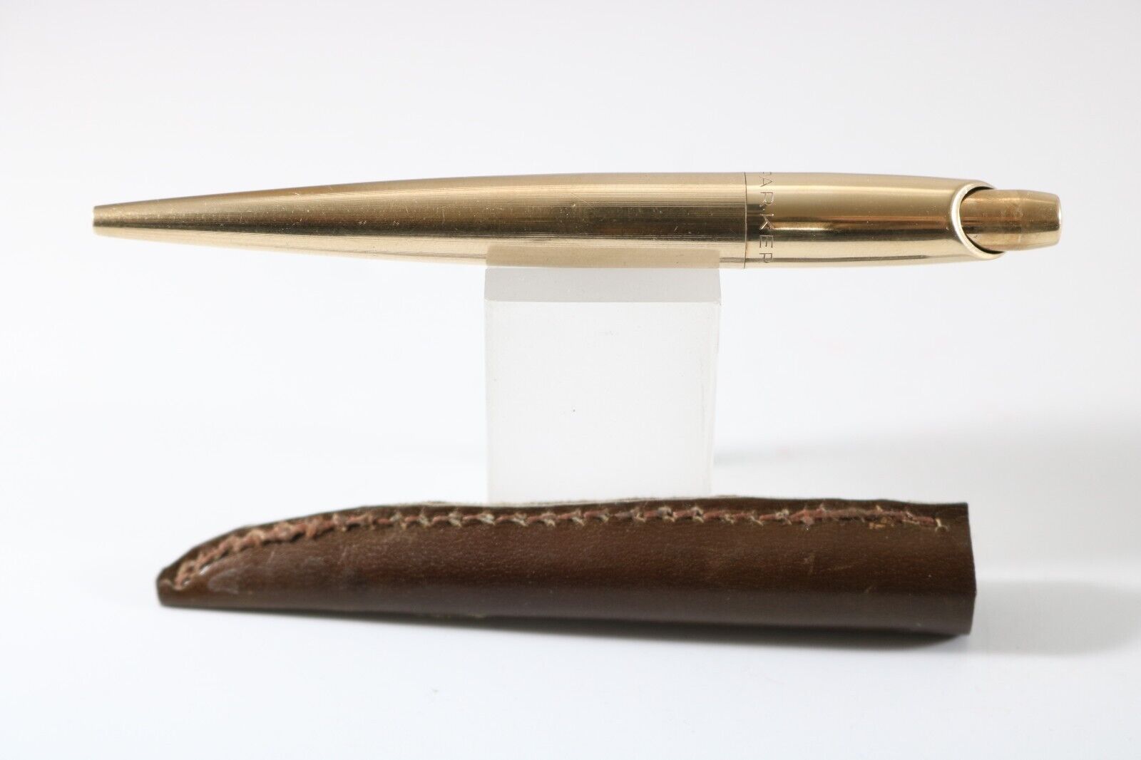 Vintage (c1957-62) Parker Minim (aka Shorty Jotter) Rolled Gold Ballpoint Pen 2