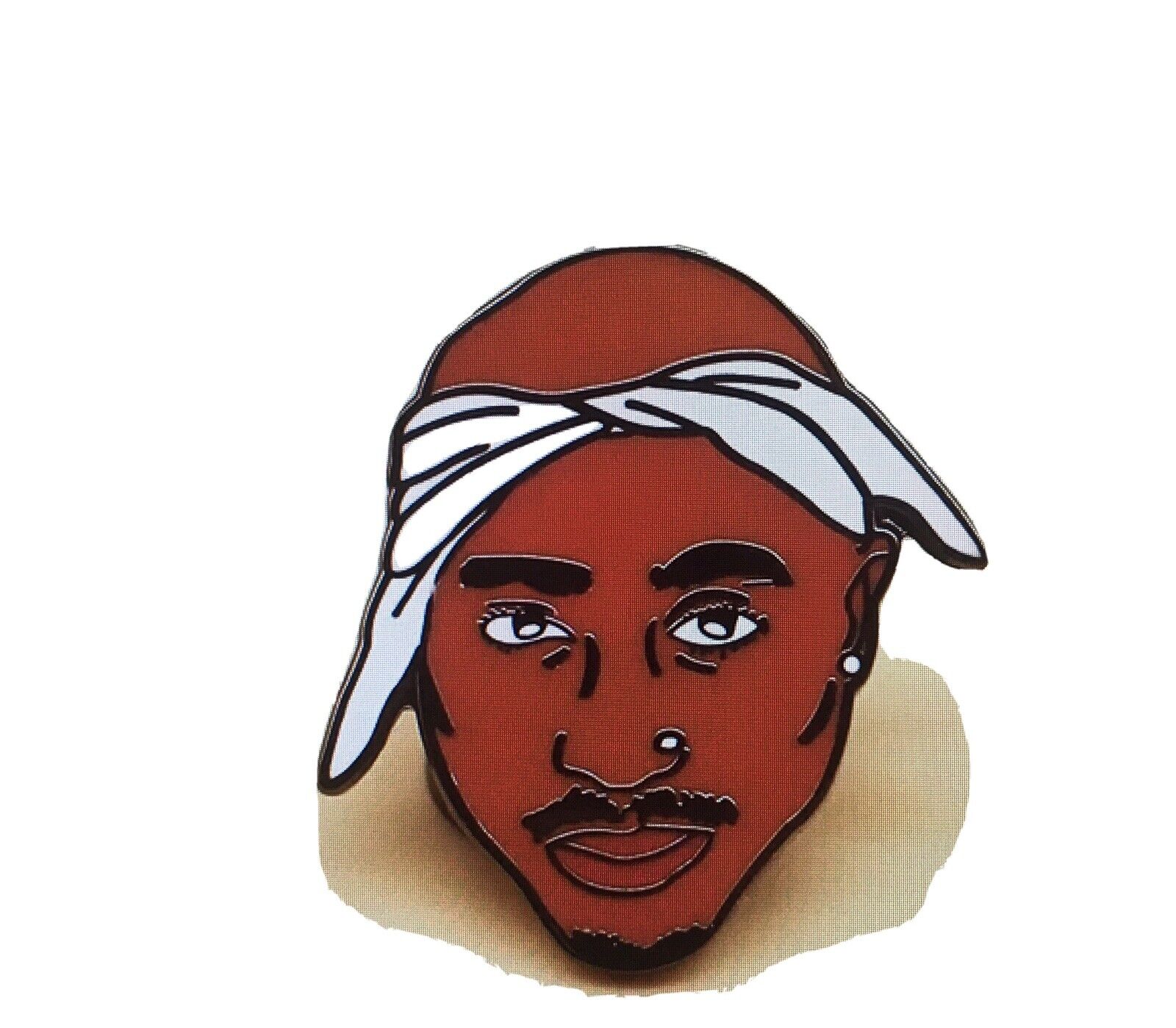 Tupac Shakur - 2Pac (white) -  Enamel Pin