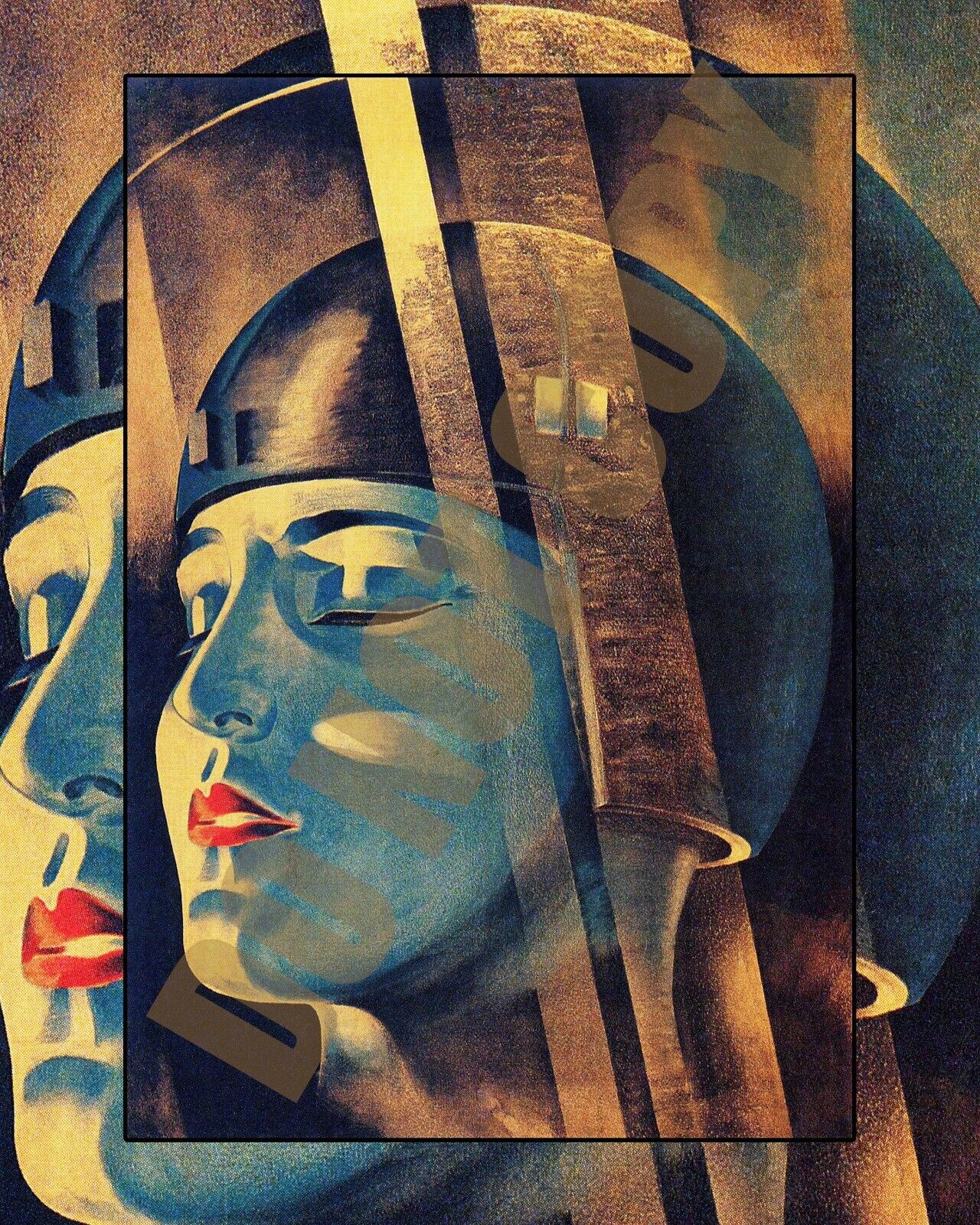 1927 Sci-Fi Metropolis Movie Maria de Fritz Lang Poster Collage Art 8x10 Photo
