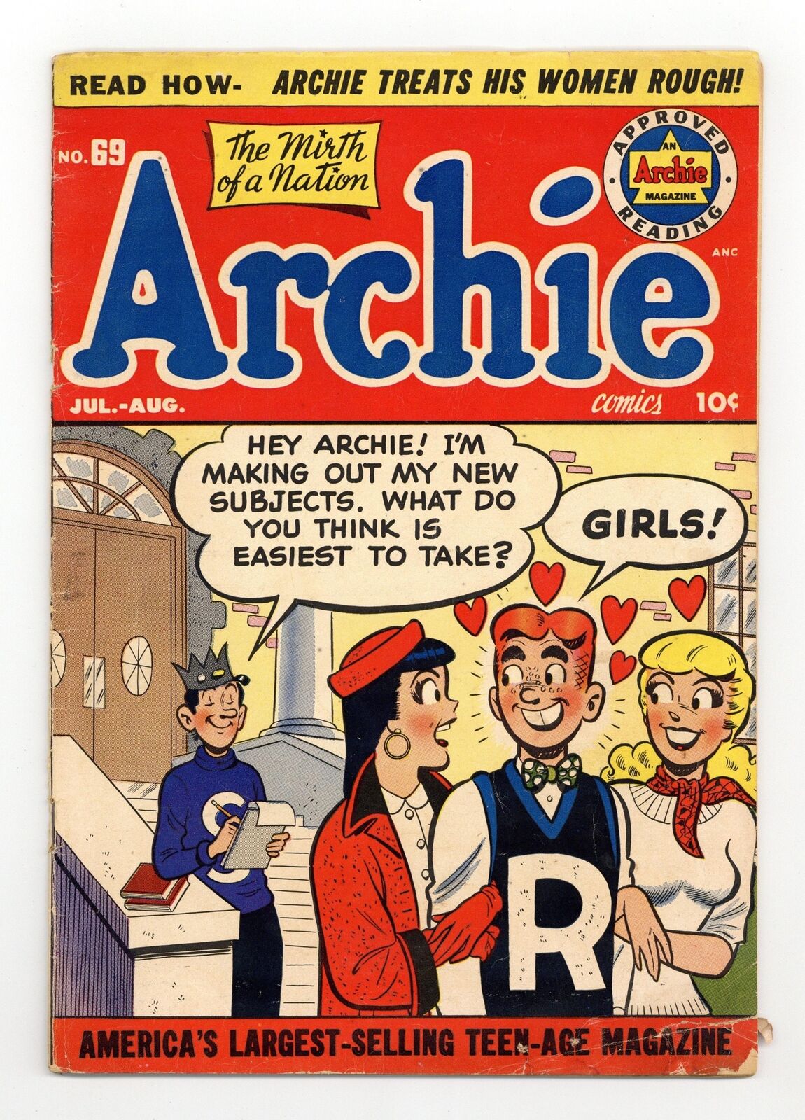 Archie #69 VG 4.0 1954