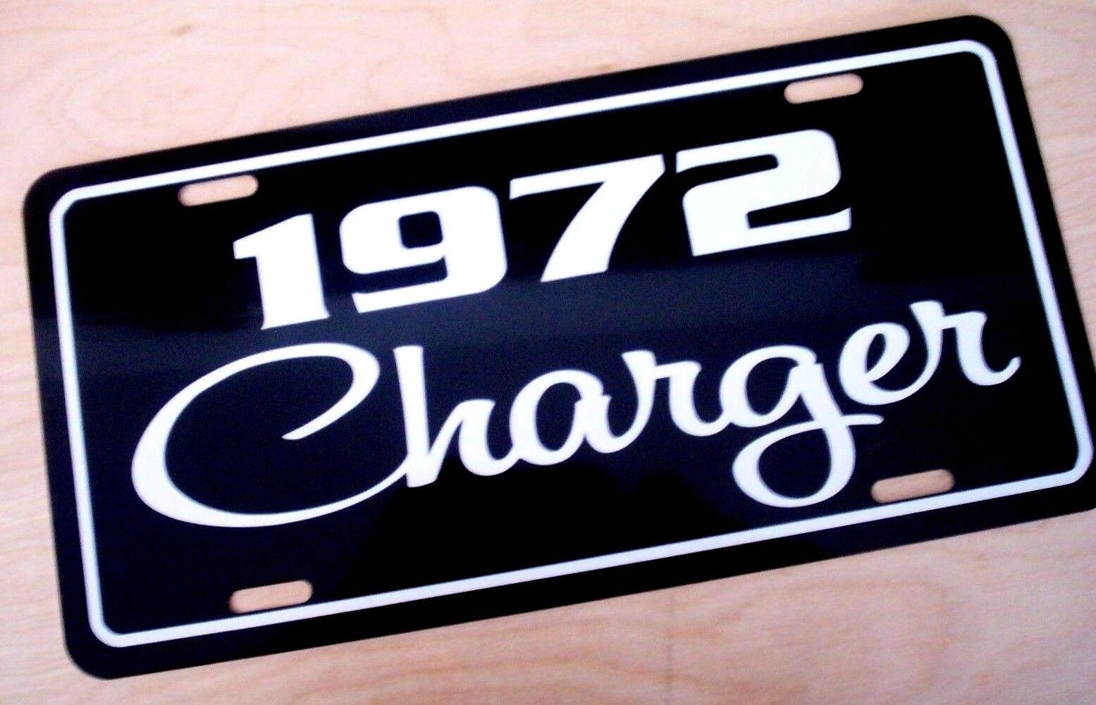 1972 Dodge CHARGER license plate tag 72  Mopar Performance Muscle Car