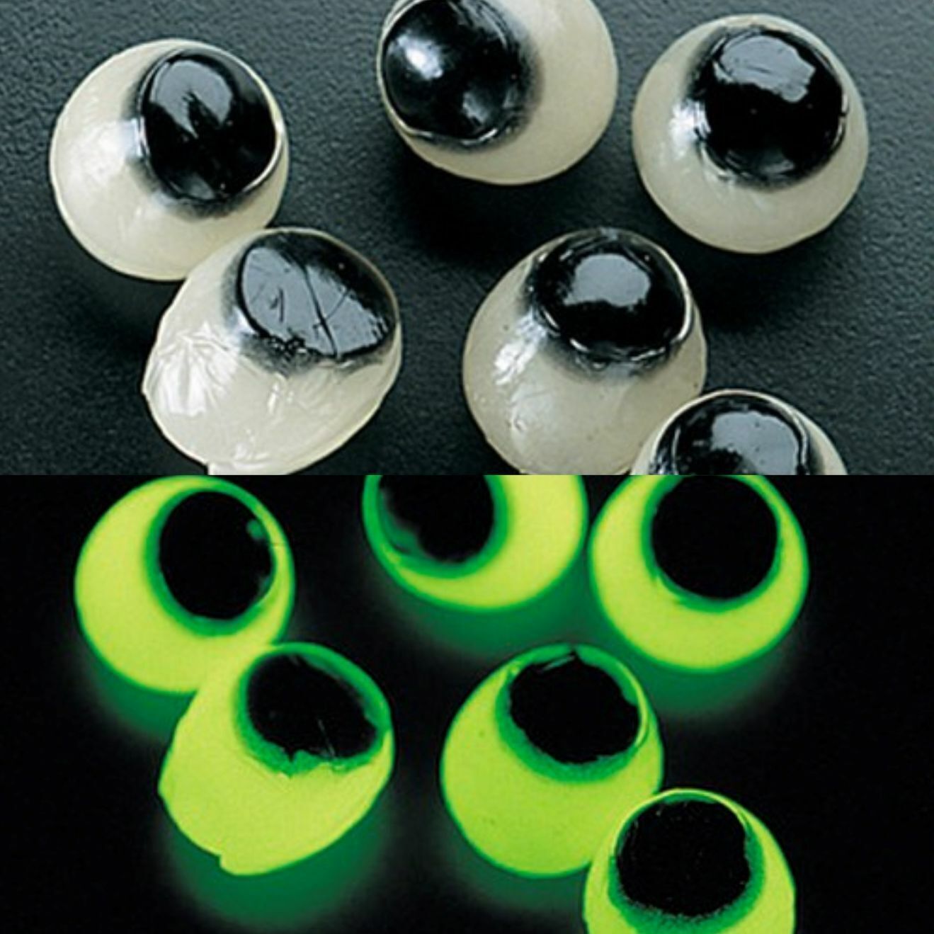 (24) Glow In The Dark Sticky Eyes Halloween Haunted House Decor - SPOOKY SCARY