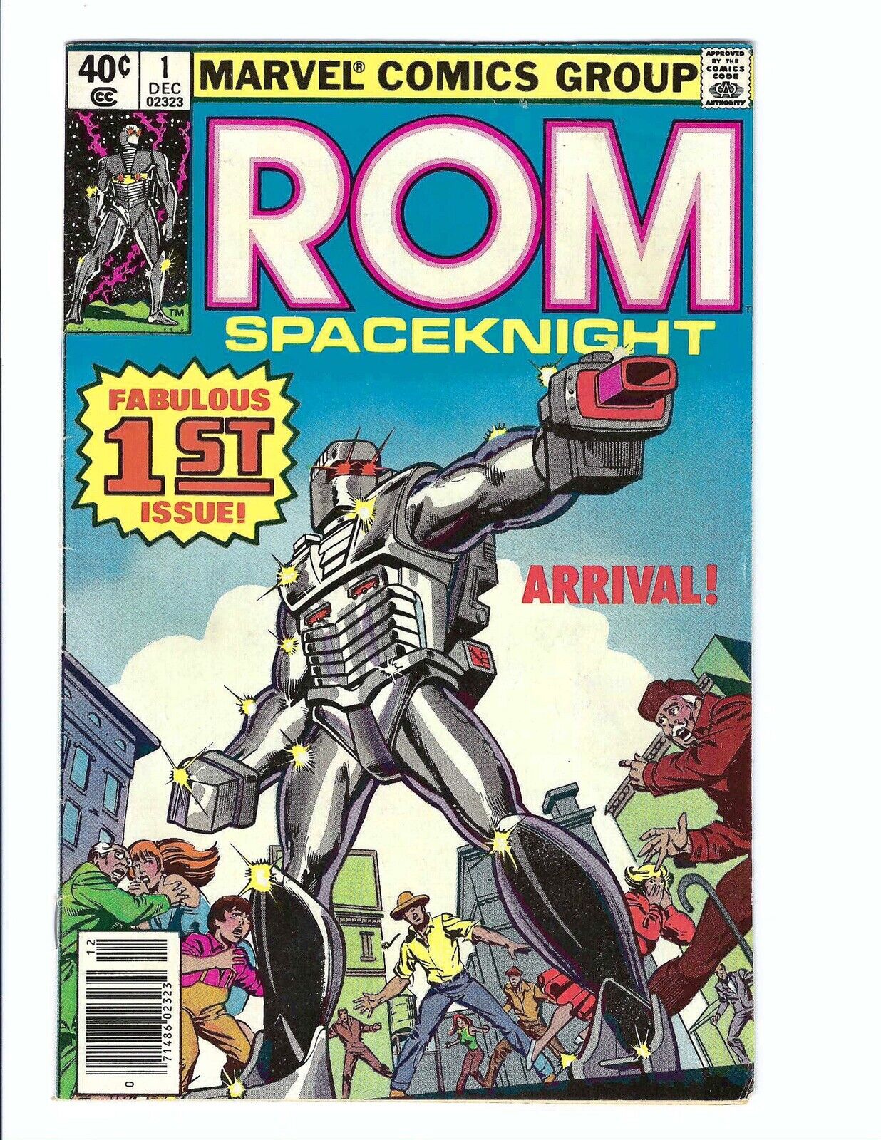 ROM Spaceknight 1, VF- 7.5, Marvel 1979, Origin & 1st App ROM, Newsstand
