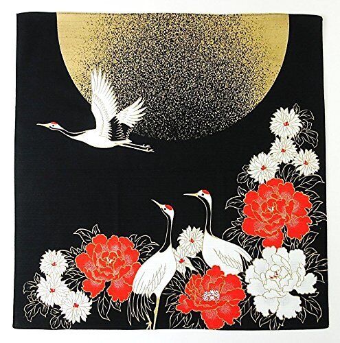 Furoshiki- Japanese Traditional Wrapping Moon and Crane