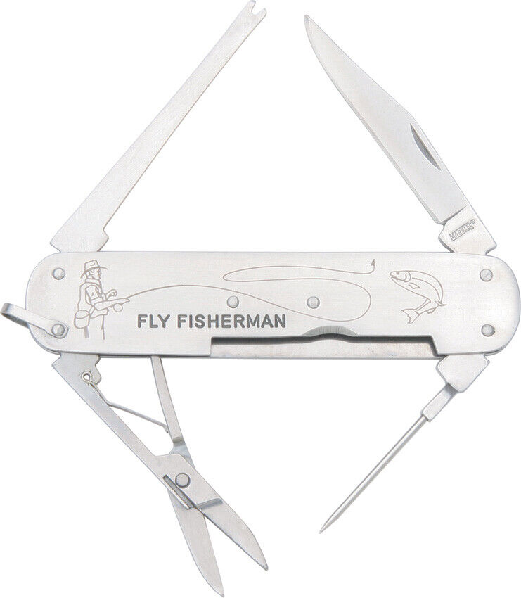 Marbles Fly Fishing Folding Pocket Knife Multi Tool Stainless  168