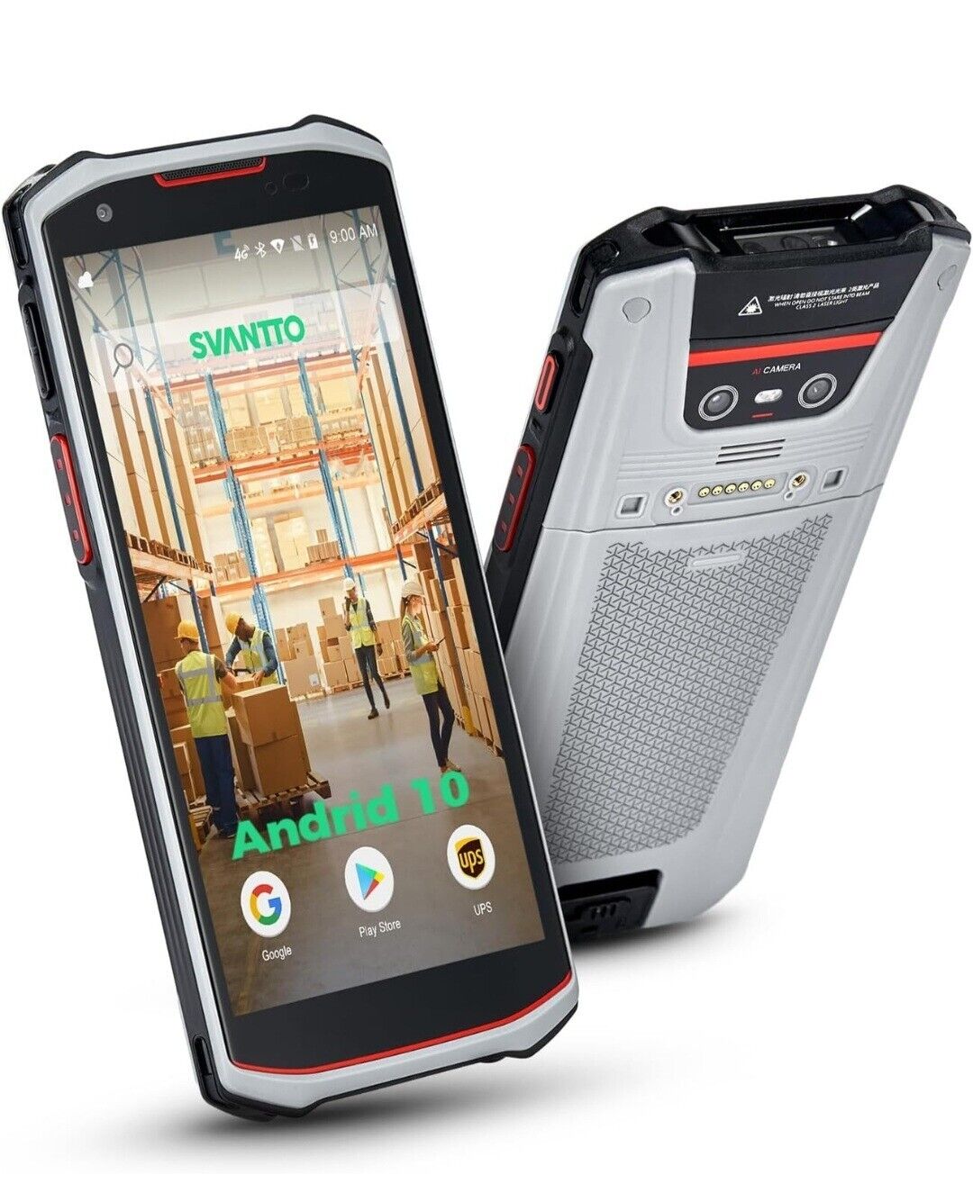 Handheld POS Android Barcode Scanner, Android 10 Handheld Computer 5.5\
