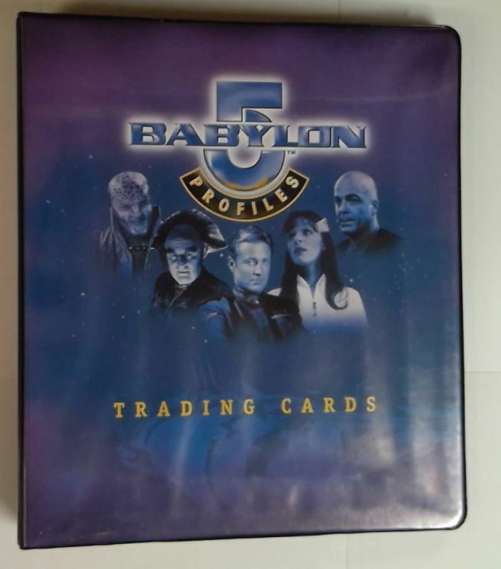 BABYLON 5 PROFILES TRADING CARD ALBUM USED