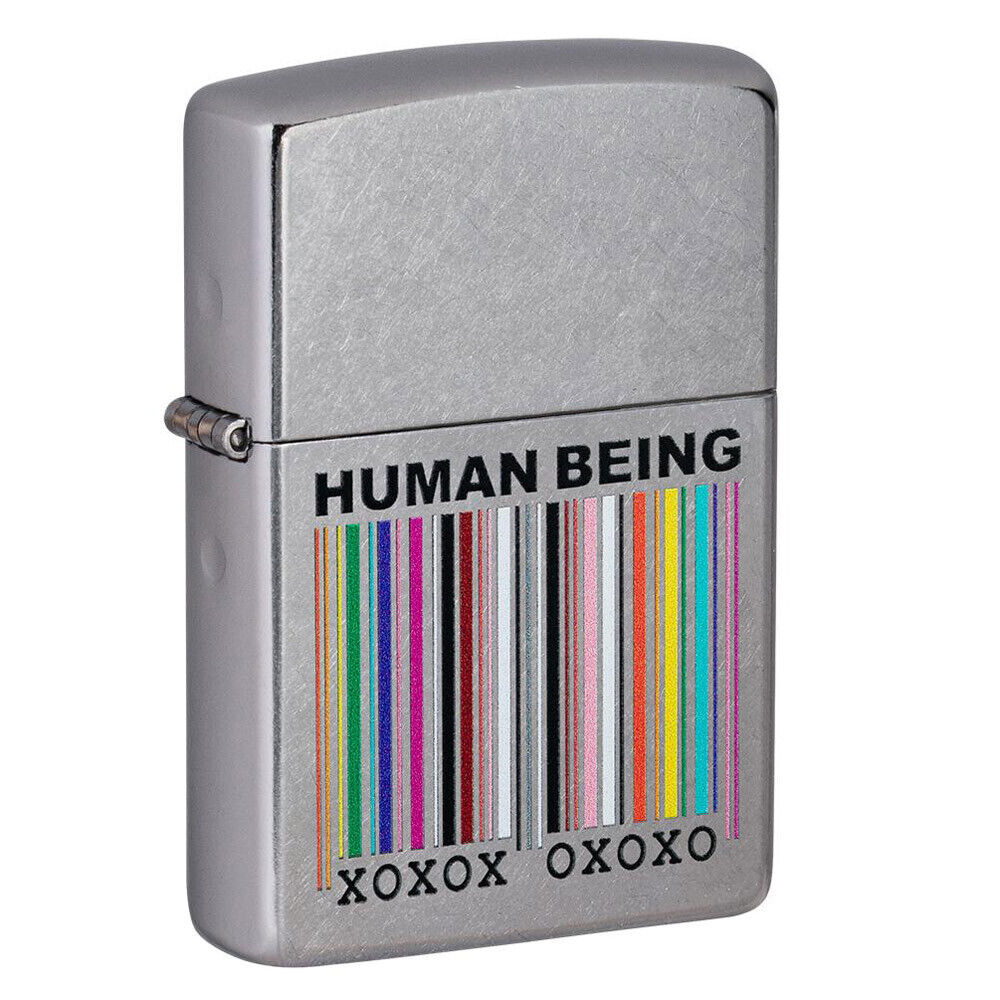 Zippo Oil Lighter American Processing Pf49578 Human Being Point Di