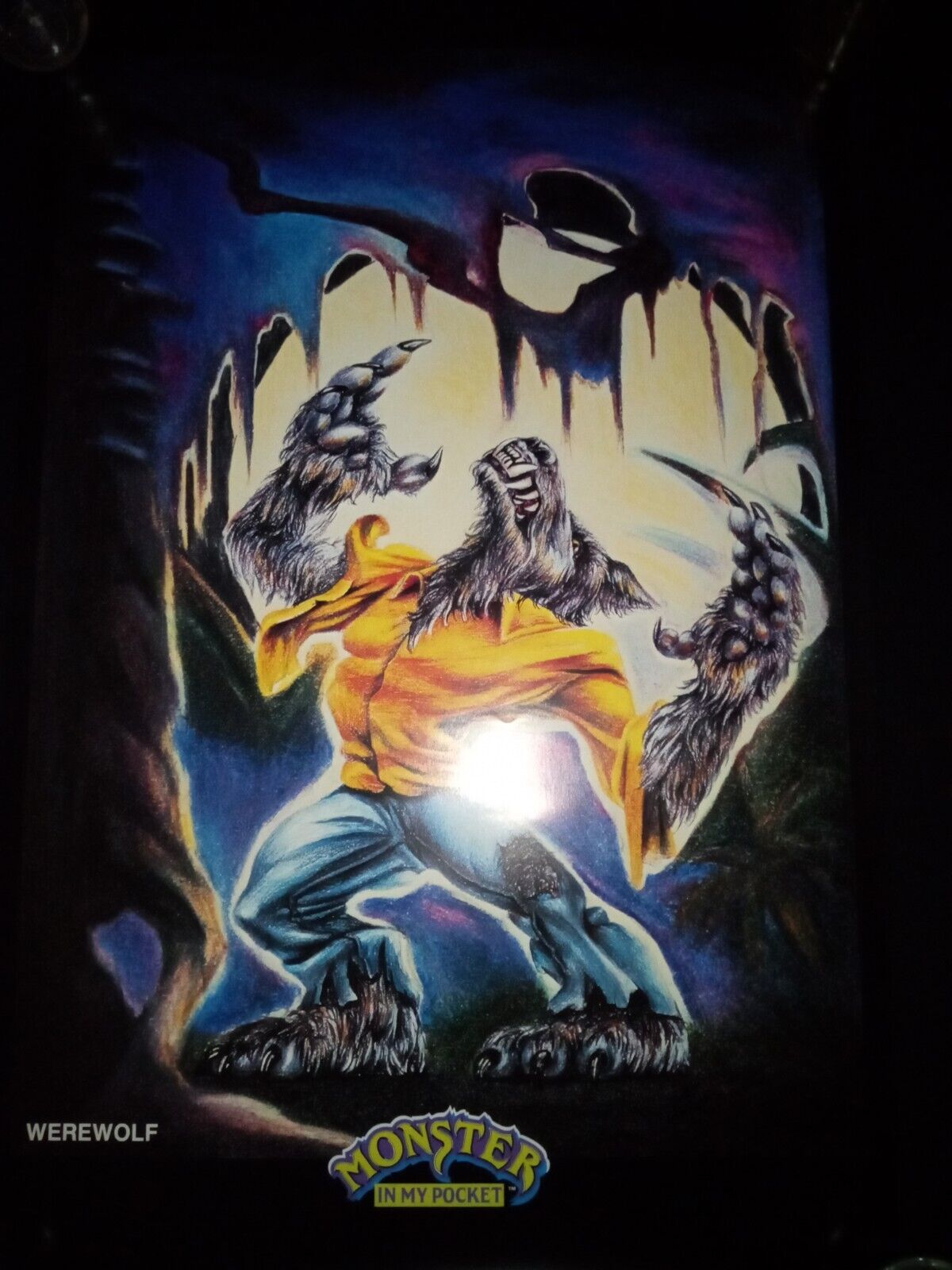 Monster in My Pocket Werewolf Poster 24 x 32 RARE
