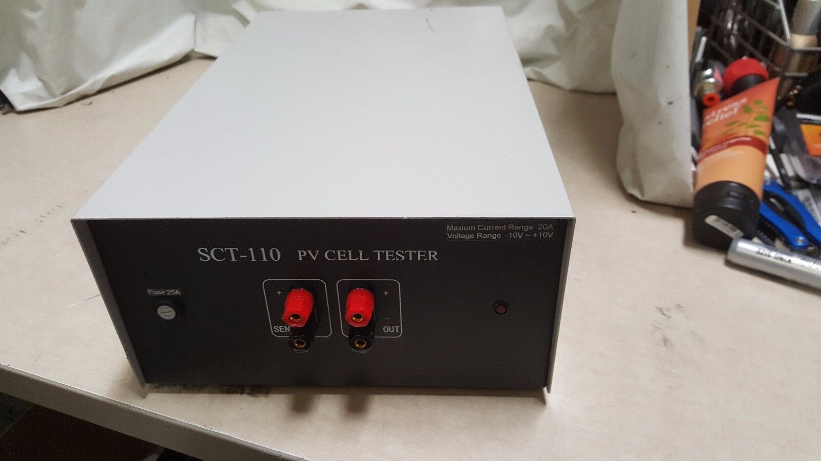 sct-110 pv cell tester 20a -10v + 10v Photovoltaic testing system new out of box