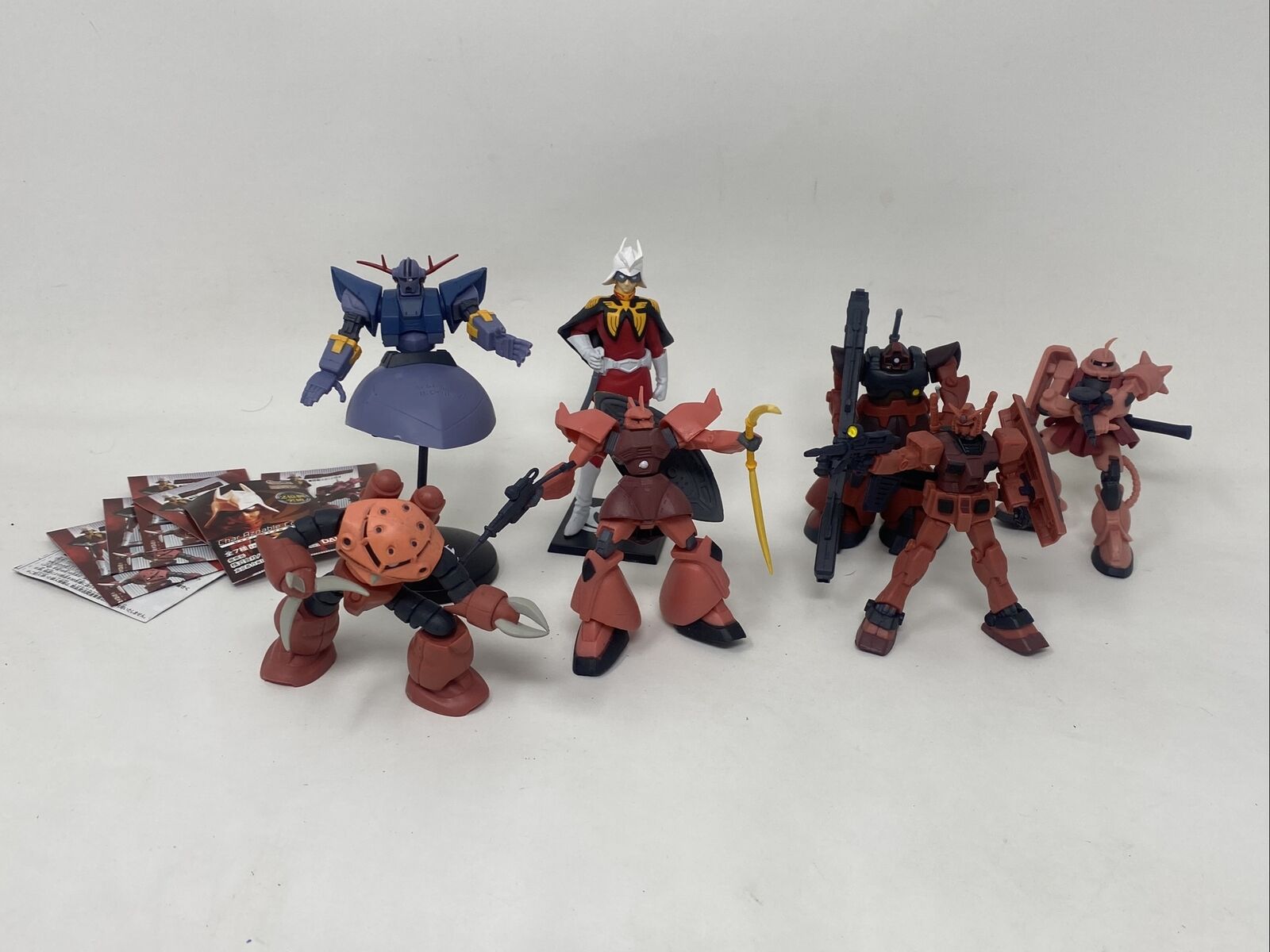 ①Bandai,HG,Gundam Char Aznable Collection, All 7 Figures Full Set