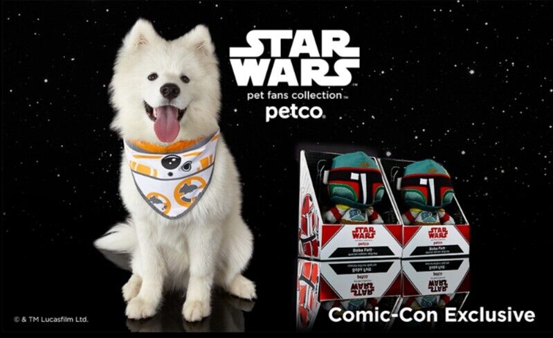 2017 SDCC Star Wars Petco Exclusive Boba Fett Dog Toy 158/300 *NEW & Ships FREE*