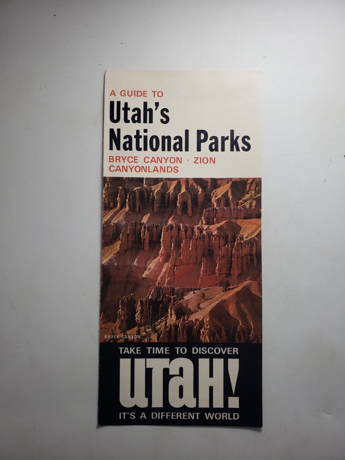 Take Time to Discover Utah Travel Memorabilia Brochure 