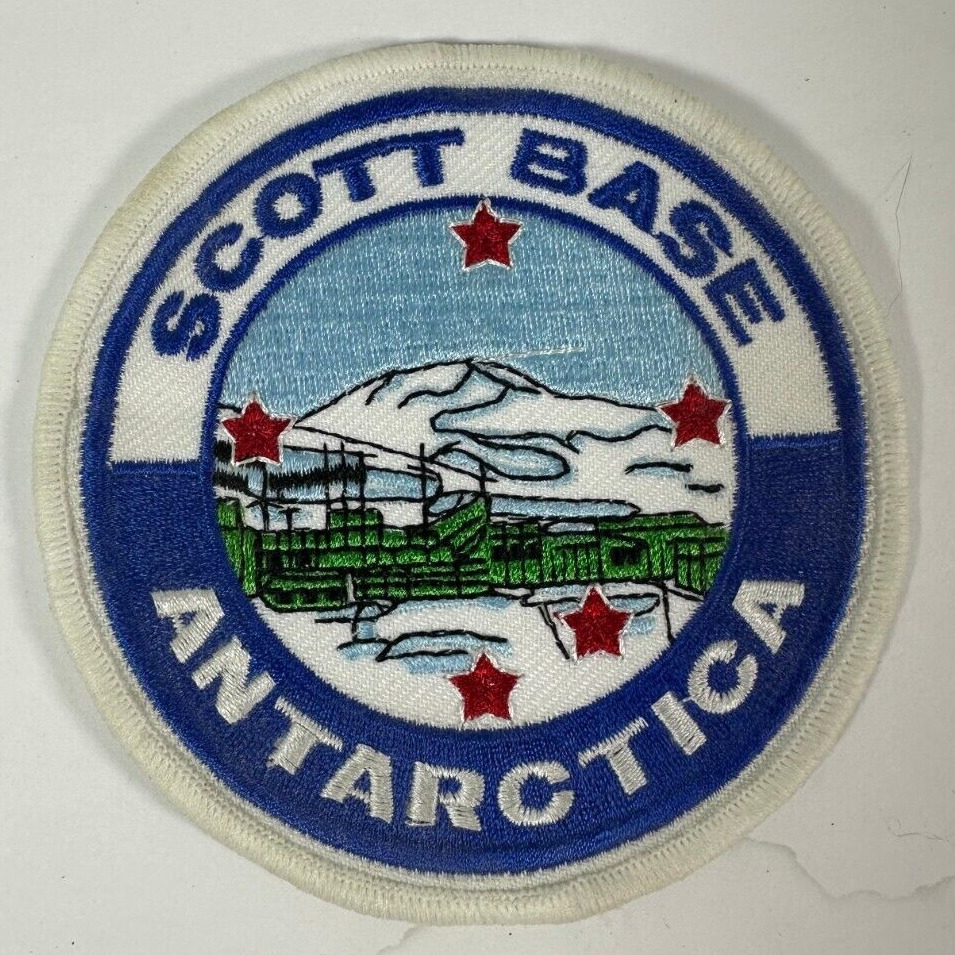 Antarctica Scott Base Embroidered Patch New Zealand Antarctic Research Station