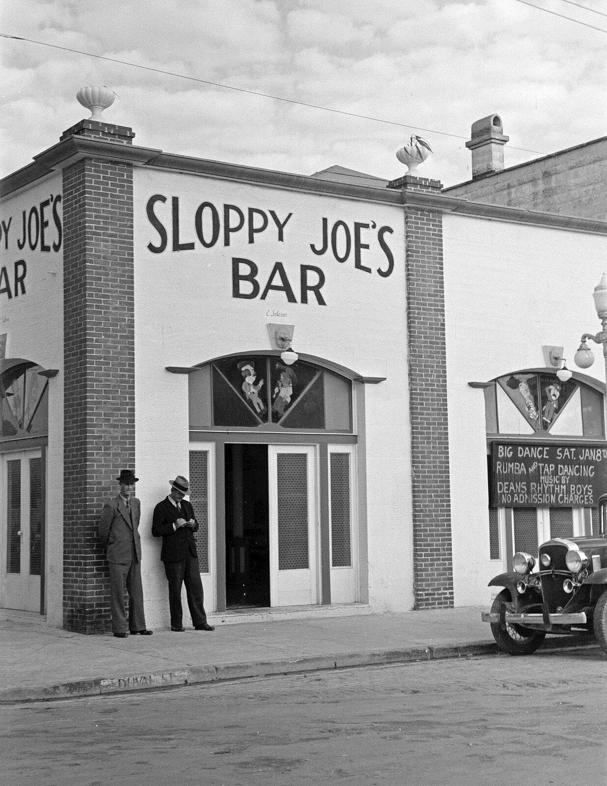 1938 Sloppy Joe's Bar Key West Florida Vi Old Vintage Photo 8.5