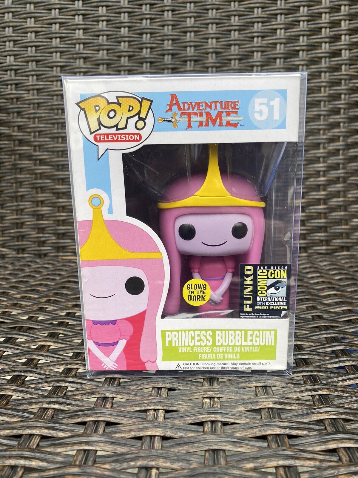 Adventure time Princess bubblegum glow in the dark funko pop SDCC